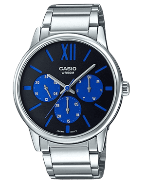 Men\'s watch Casio MTP-E312D-1B2 mutidate 50M
