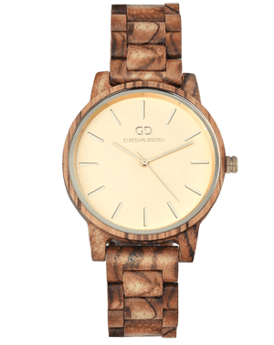 Drewniany zegarek damski Giacomo Design GD08201